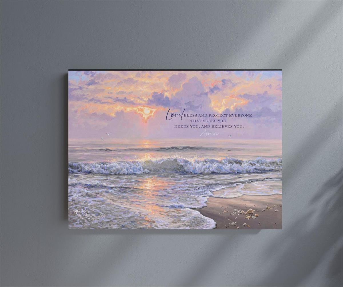 Lord Bless And Protect Everyone That Seeks You MDF Decorative Wall Plaque 16 x by Dicksons, product view 4