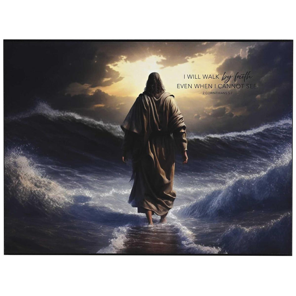 Wall Plaque I Will Walk By Faith by Dicksons, product view 2