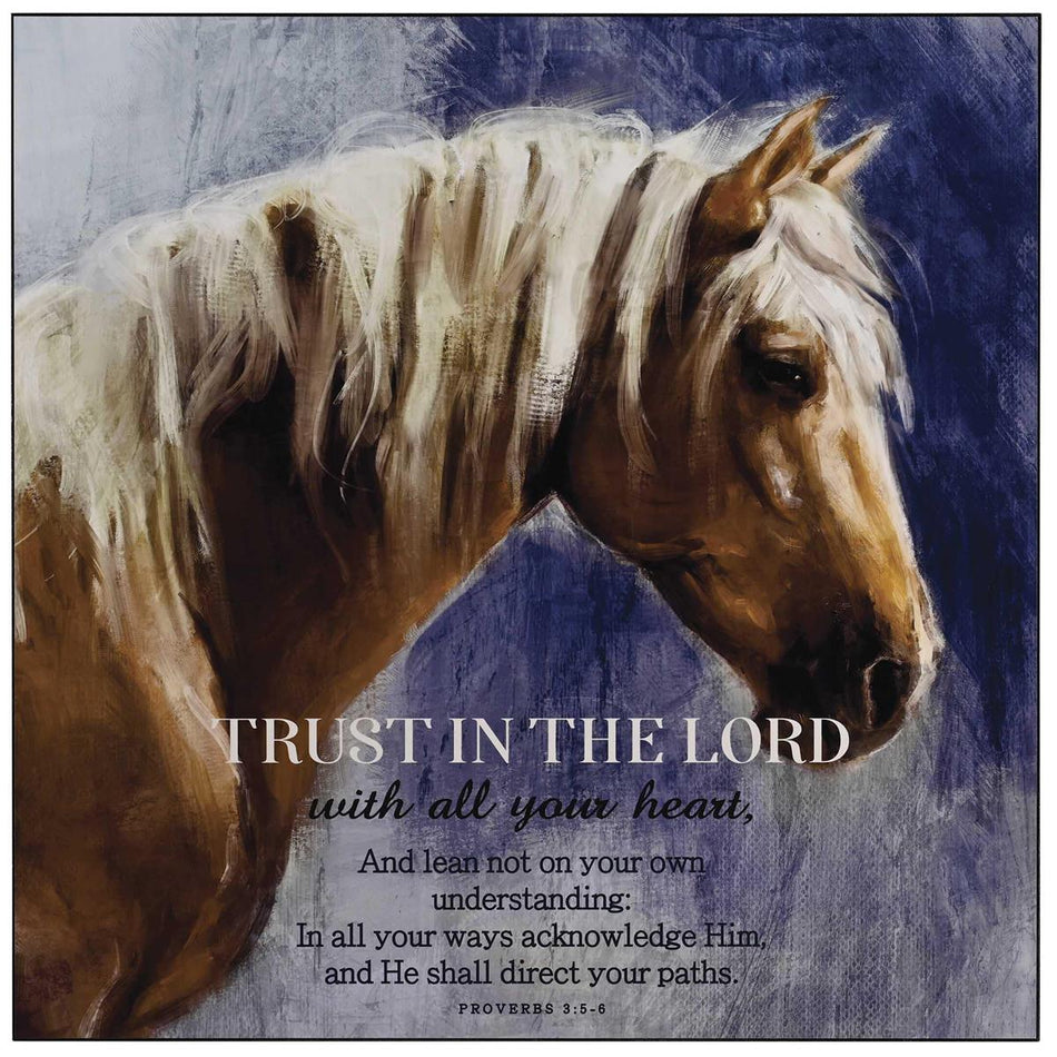 Wall Plaque Trust In The Lord 16x16 by Dicksons, product view 2