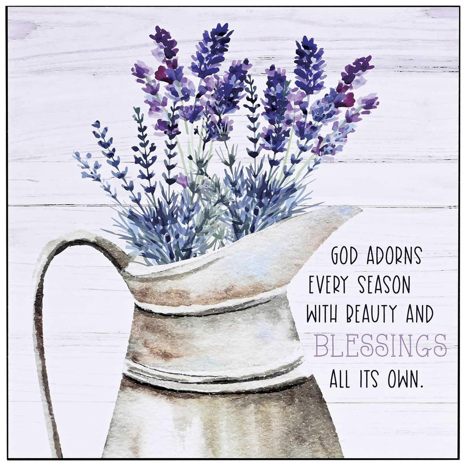 Wall Plaque Fresh Lavender God Adorns by Dicksons, product view 2