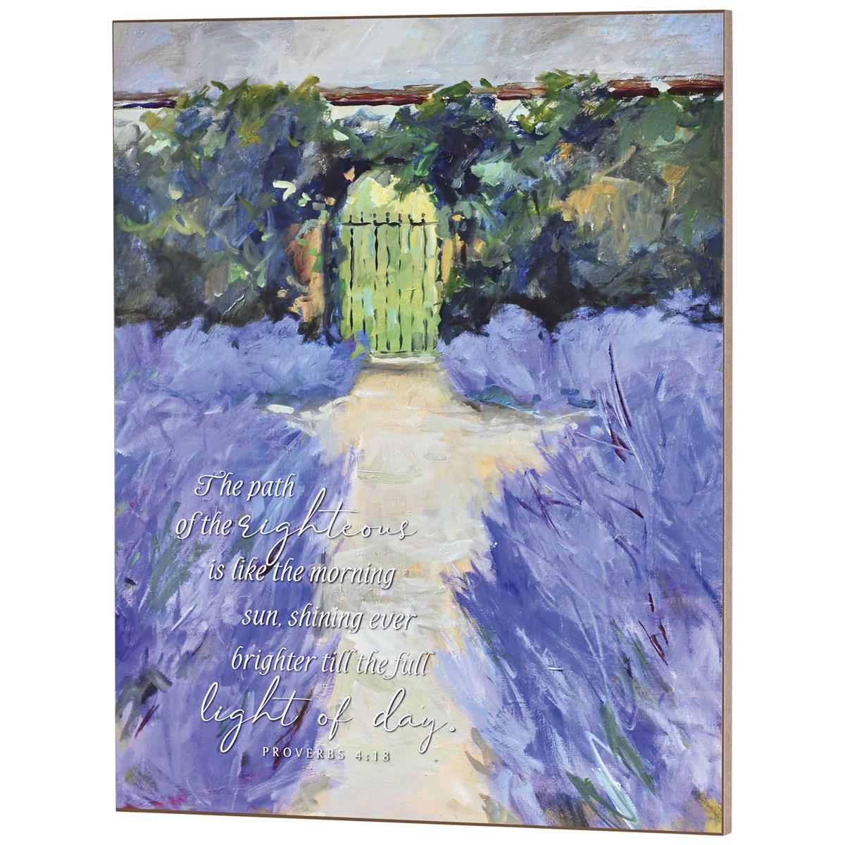 Wall Plaque Lavender Gate The Path by Dicksons