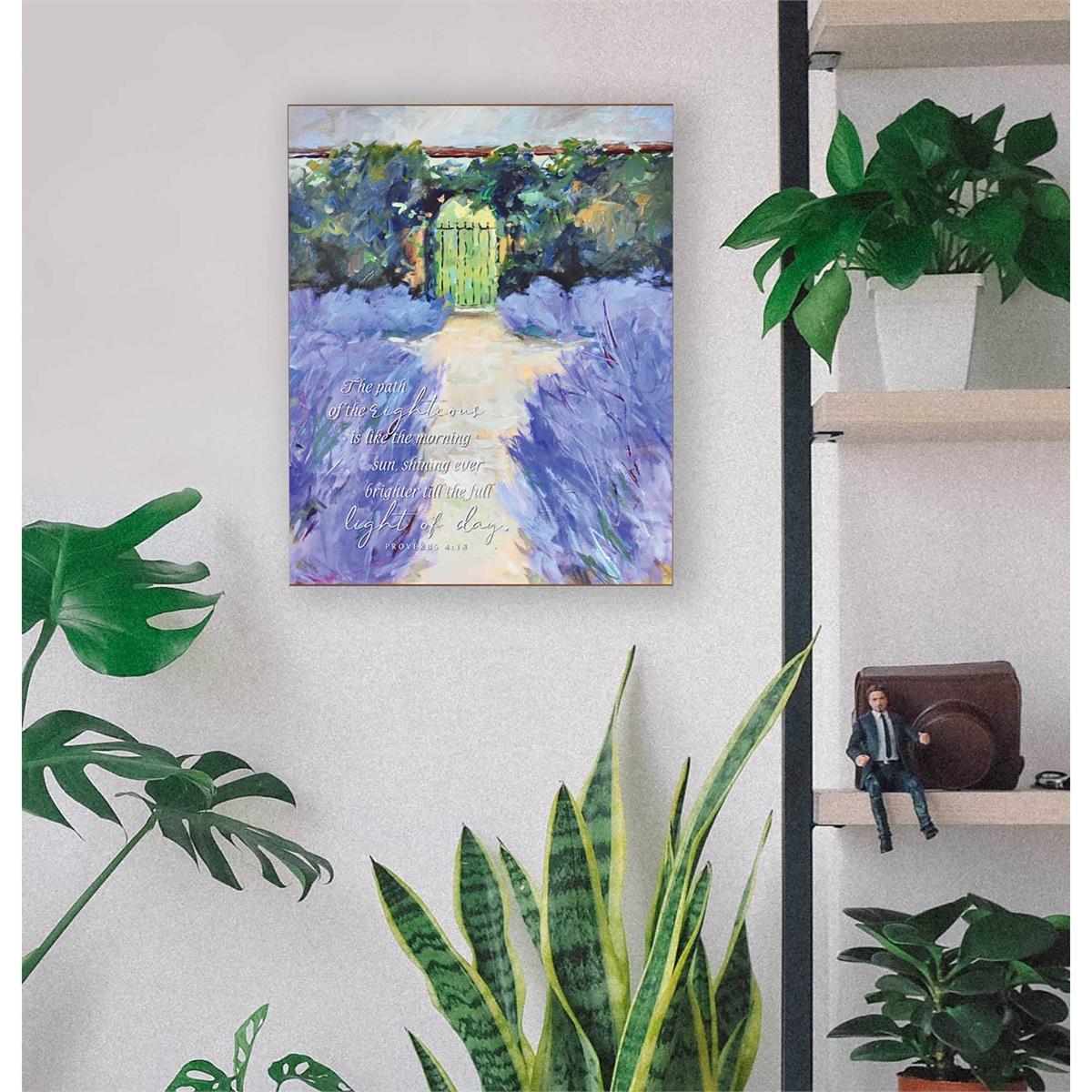 Wall Plaque Lavender Gate The Path by Dicksons, product view 4