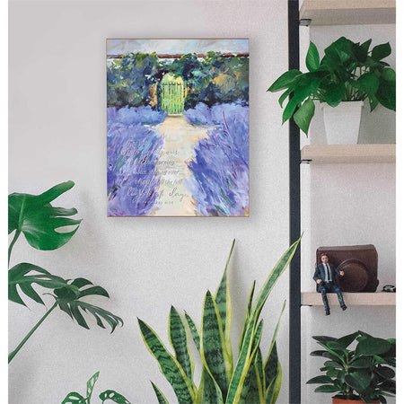 Wall Plaque Lavender Gate The Path by Dicksons, product view 4