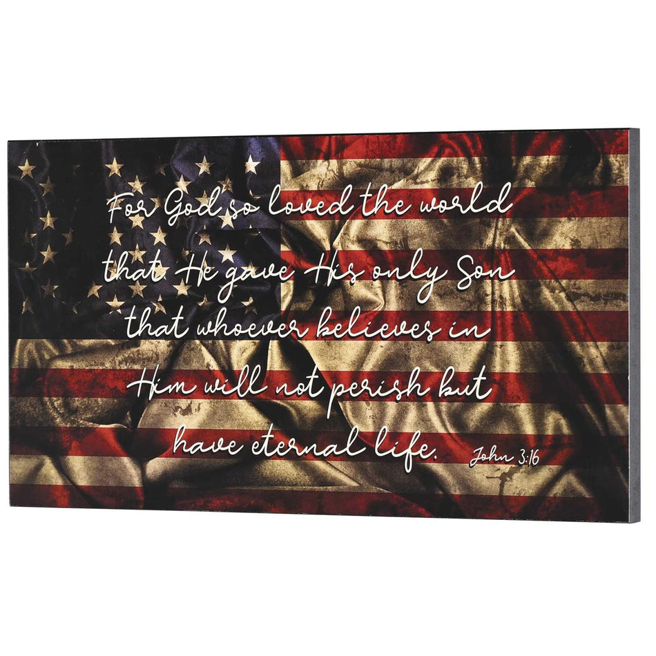Wall Plaque For Go So Loved The World by Dicksons