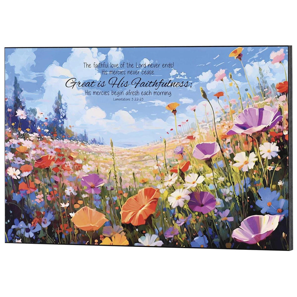 Wall Plaque Great Is His Faithfulness by Dicksons