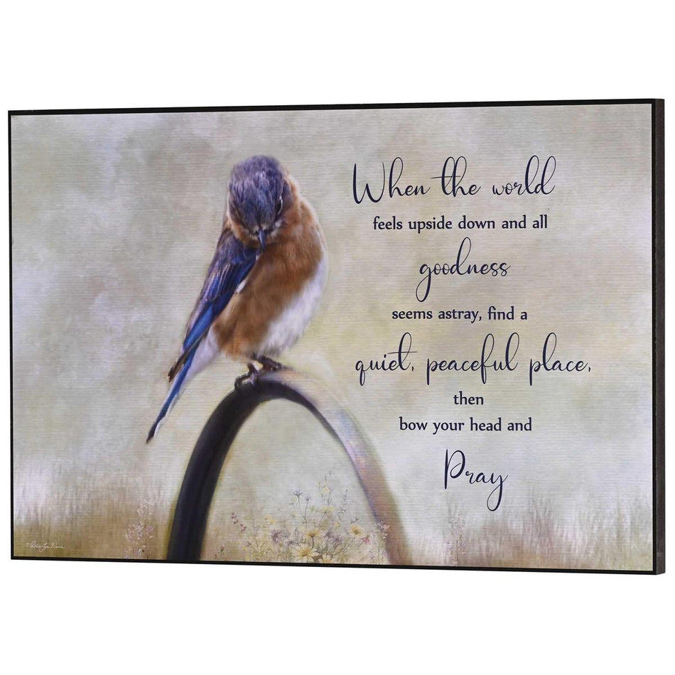 Inspirational Christian Wall Hanging Plaque Décor for Home 18 x 12 Inch MDF by Dicksons