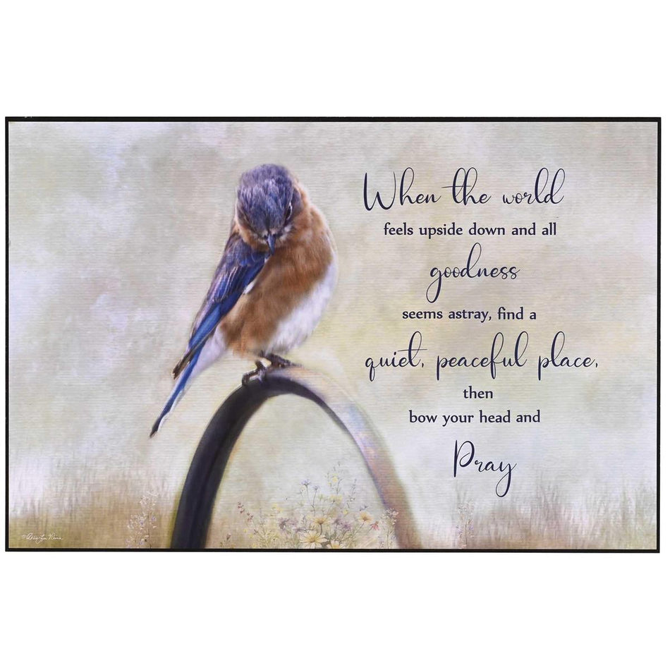 Inspirational Christian Wall Hanging Plaque Décor for Home 18 x 12 Inch MDF by Dicksons, product view 2