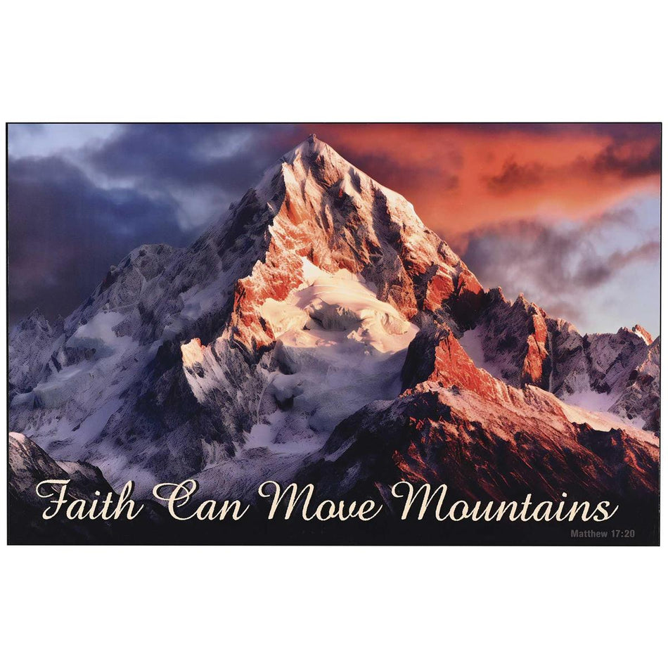 Wall Plaque Faith Can Move Mountains by Dicksons, product view 2