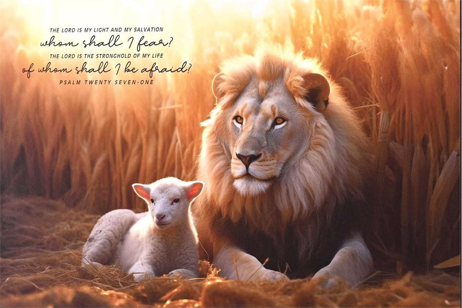 Wall Plaque Lion And The Lamb by Dicksons