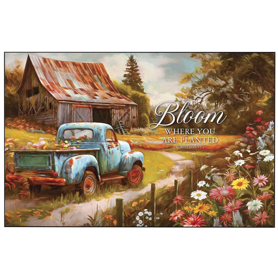 Inspirational Christian Wall Hanging Plaque Décor for Home 13 x 20 Inch MDF by Dicksons, product view 2