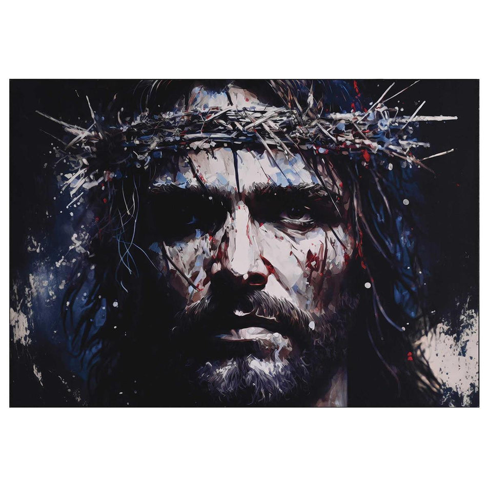 Wall Plaque Painted Head Of Christ 20x14 by Dicksons, product view 2
