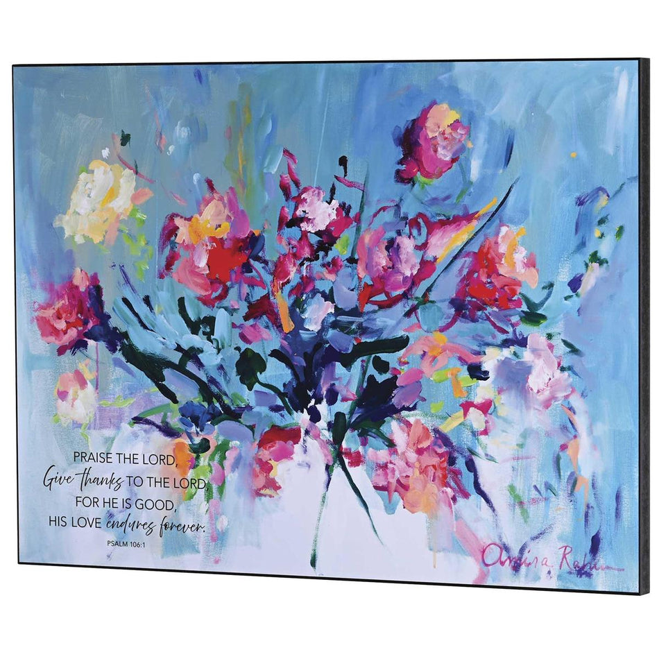 Wall Plaque Floral Praise The Lord by Dicksons