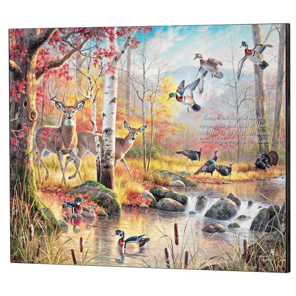 Wall Plaque Wildlife Sanctuary MDF by Dicksons