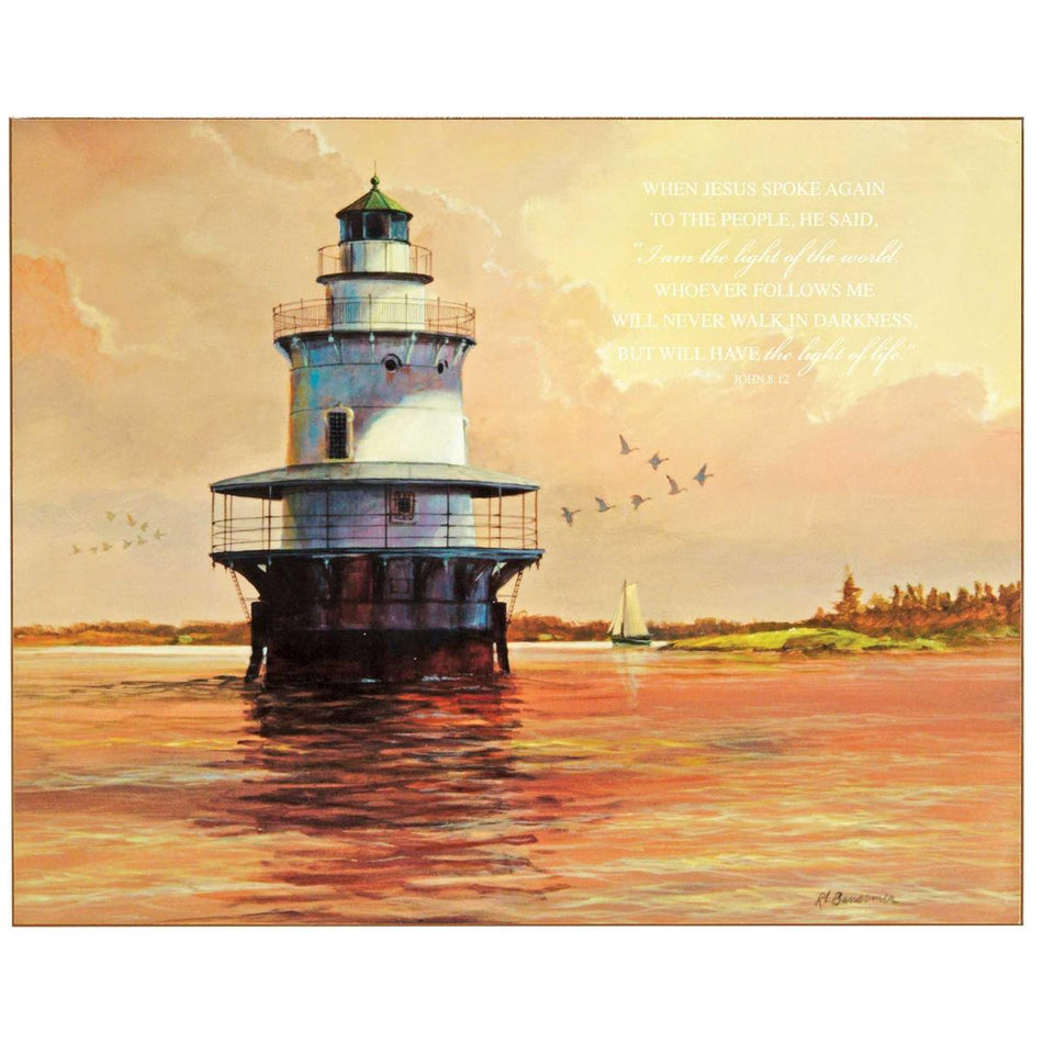 Wall Plaque Lighthouse I Am The Light by Dicksons, product view 2