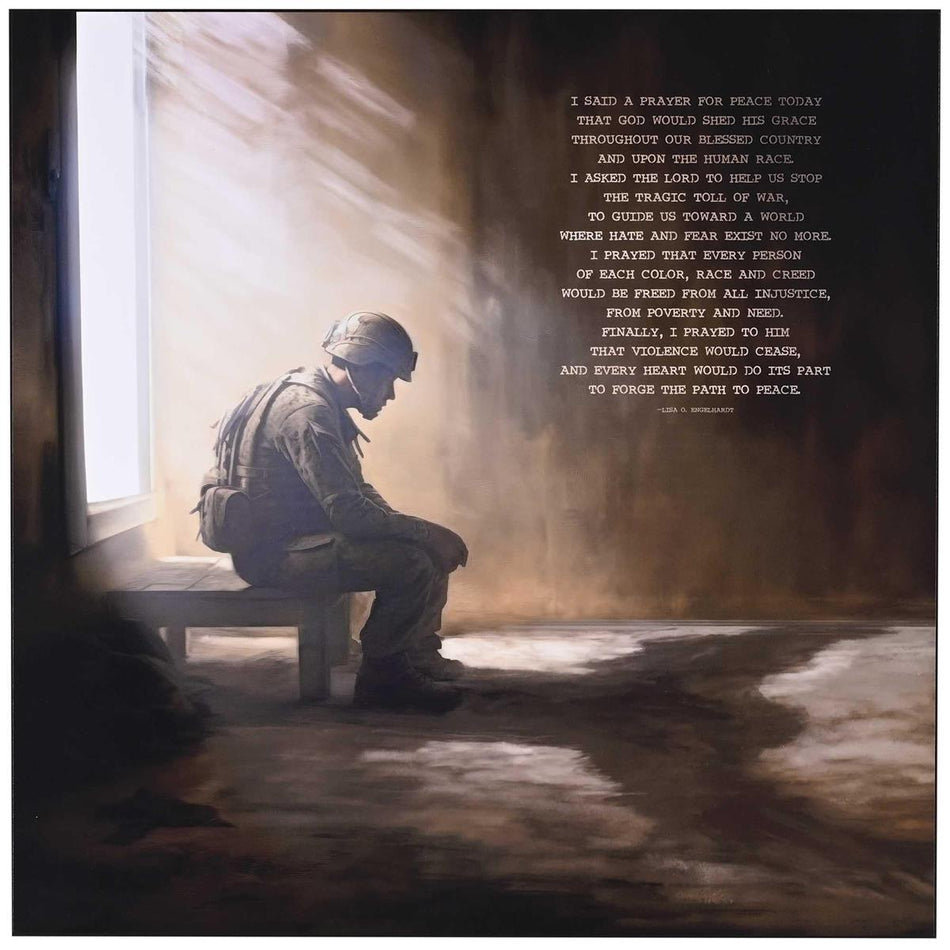 Wall Plaque Soldiers Prayer by Dicksons, product view 2