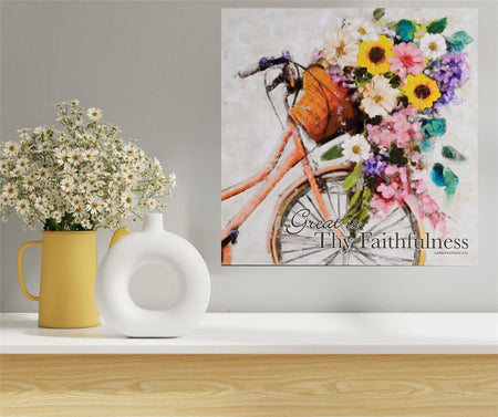 Wall Plaque Thy Faithfulness 20x20 by Dicksons, product view 4