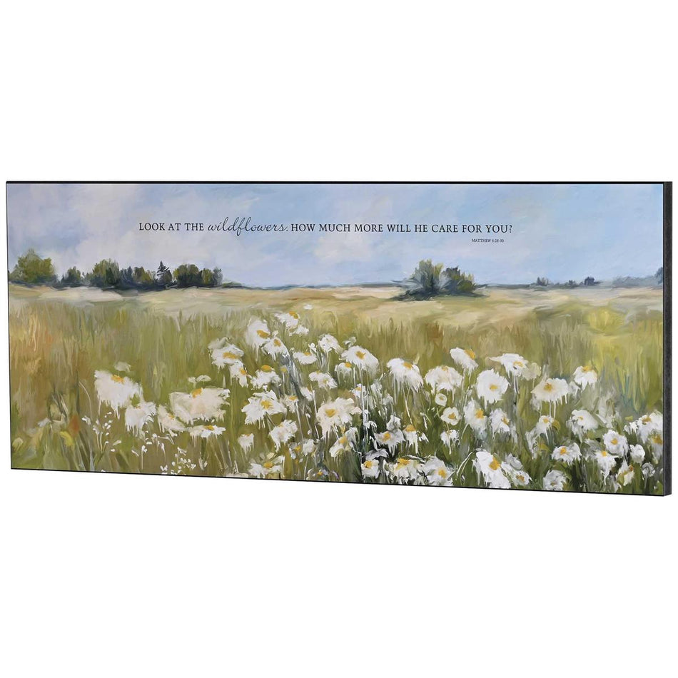 Wall Plaque Look At The Wildflowers by Dicksons