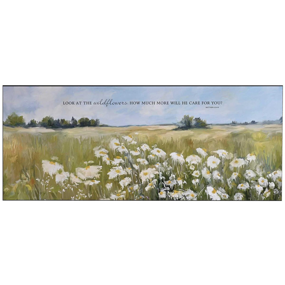Wall Plaque Look At The Wildflowers by Dicksons, product view 2