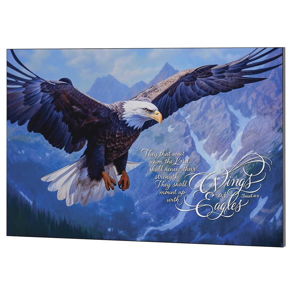 Wall Plaque 24x16 Eagle Isaiah 40:31 by Dicksons