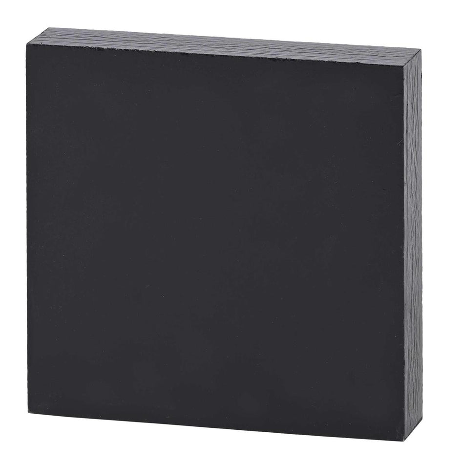 Firefighter Strong And Courageous Black and Red 4 x 4 Inch MDF Decorative by Dicksons, product view 2