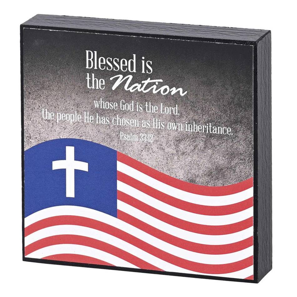 Blessed Is The Nation He Has Chosen Red, White (PLK44-132) by Dicksons