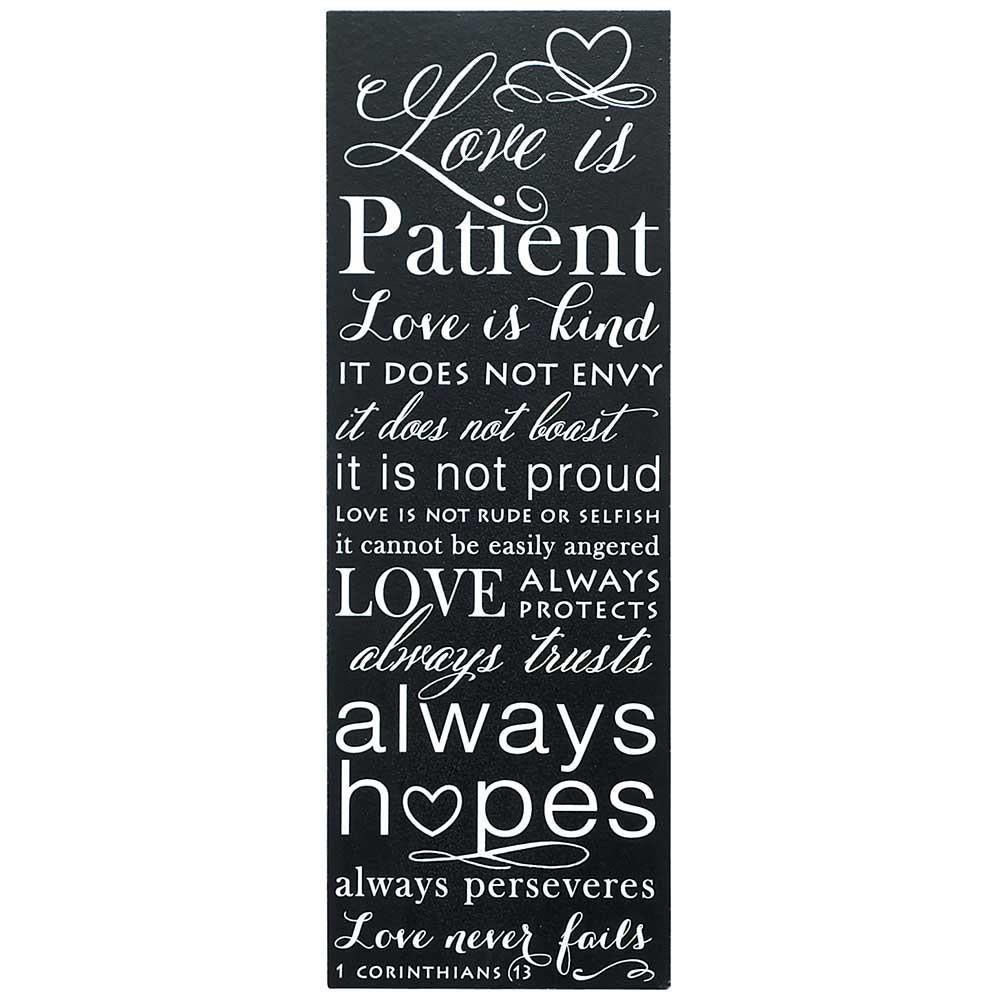 Love Is Patient Wall Plaque by Dicksons