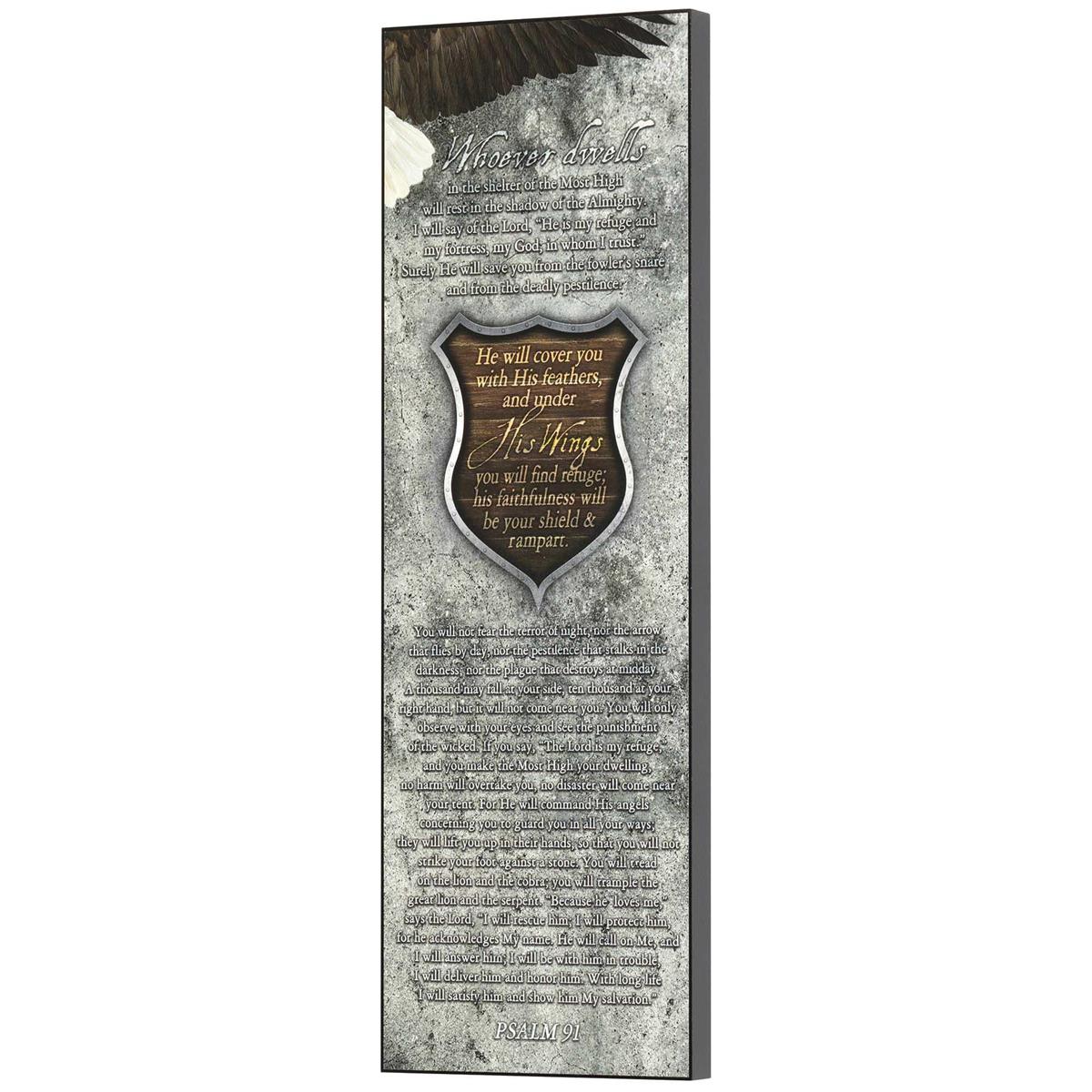 Wall Plaque Psalm 91 Eagle by Dicksons