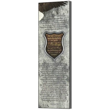Wall Plaque Psalm 91 Eagle by Dicksons