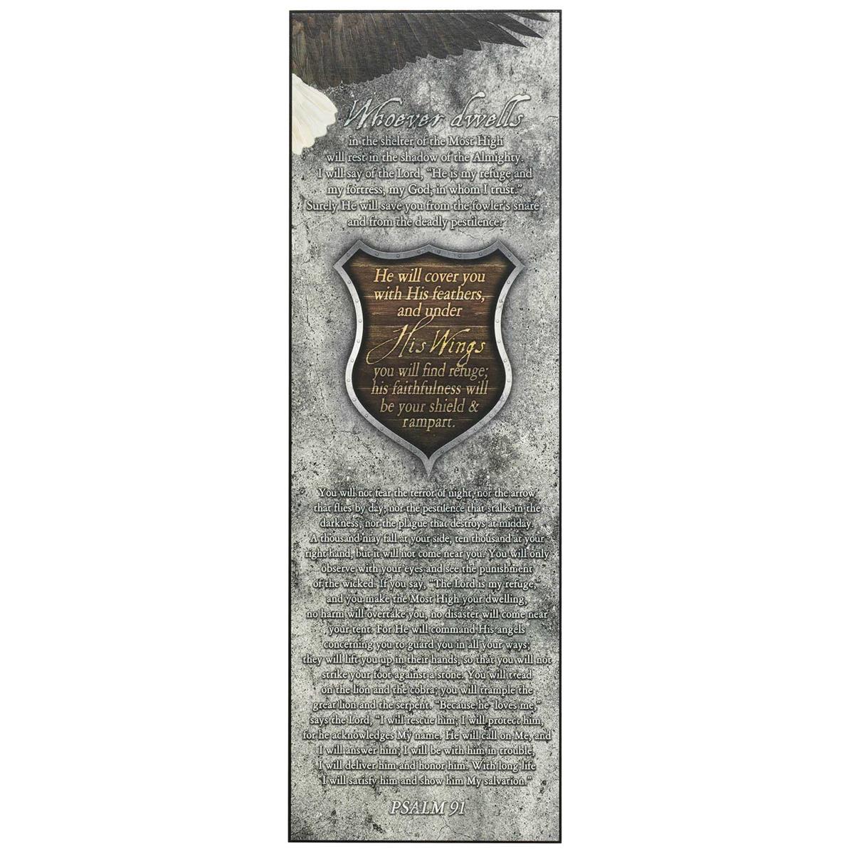 Wall Plaque Psalm 91 Eagle by Dicksons, product view 2