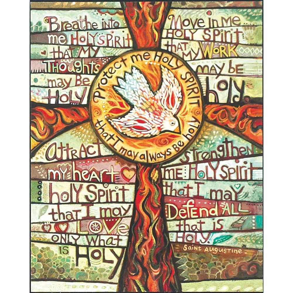 Plaque Wall Protect Me Holy Spirit MDF 8X10 by Dicksons