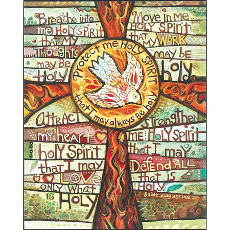 Plaque Wall Protect Me Holy Spirit MDF 8X10 by Dicksons