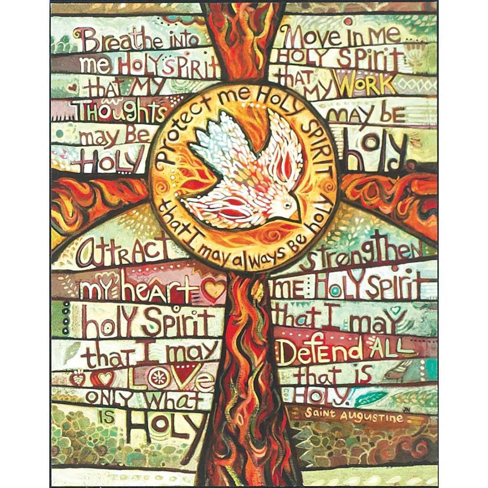 Plaque Wall Protect Me Holy Spirit MDF 8X10 by Dicksons