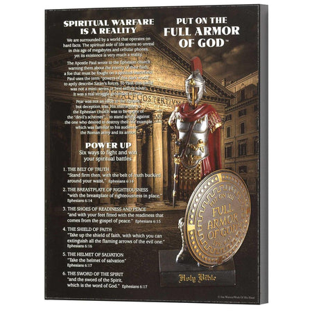 Put On Full Armor Antiqued Bronzed 10 x 8 MDF Decorative Wall and Tabletop Frame by Dicksons, product view 2
