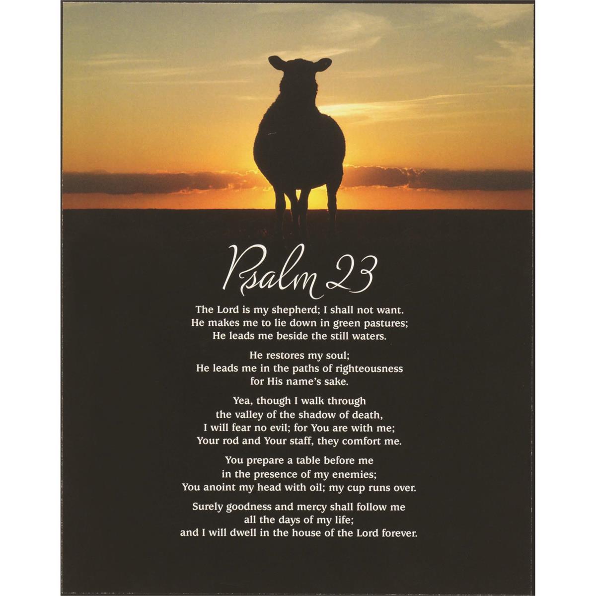 Wall Decor Psalm 23 MDF 8x10 by Dicksons, product view 2