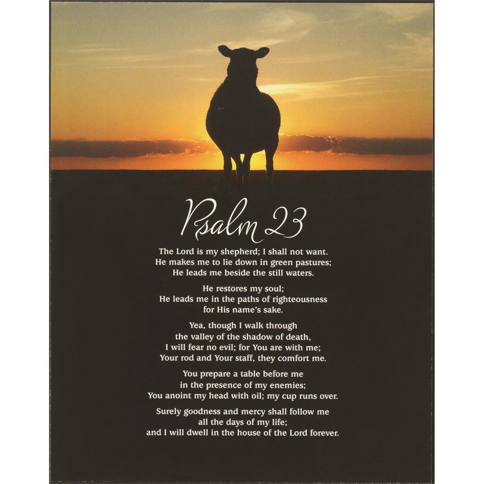 Wall Decor Psalm 23 MDF 8x10 by Dicksons, product view 2