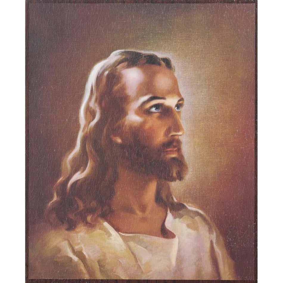 Plaque Wall Head of Christ Foiled MDF 8X10 by Dicksons