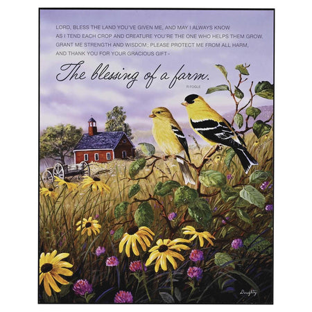 Wall Plaque Farmers Prayer by Dicksons, product view 2