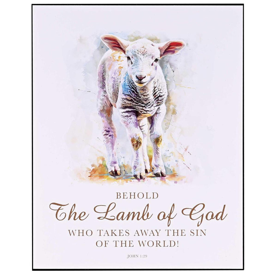 Wall Plaque Behold The Lamb Of God by Dicksons, product view 2
