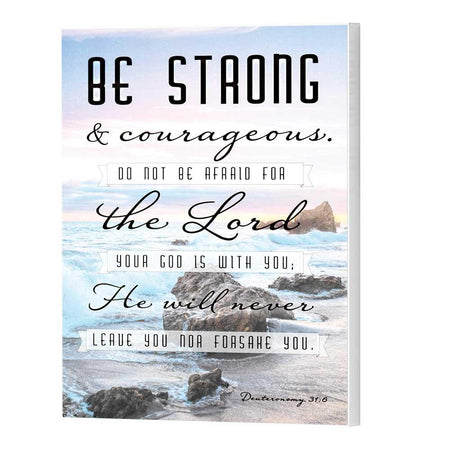 Plaque WALL BE STRONG DEUT.31:6 MDF 8x10 by Dicksons, product view 2