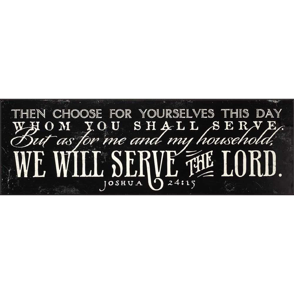 We Will Serve The Lord Wall Plaque by Dicksons