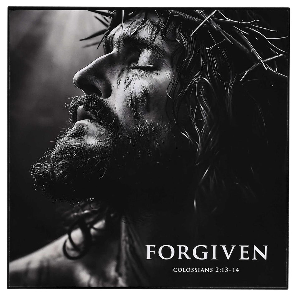 Wall Plaque 8x8 Forgiven Col. 2:13-14 by Dicksons, product view 2