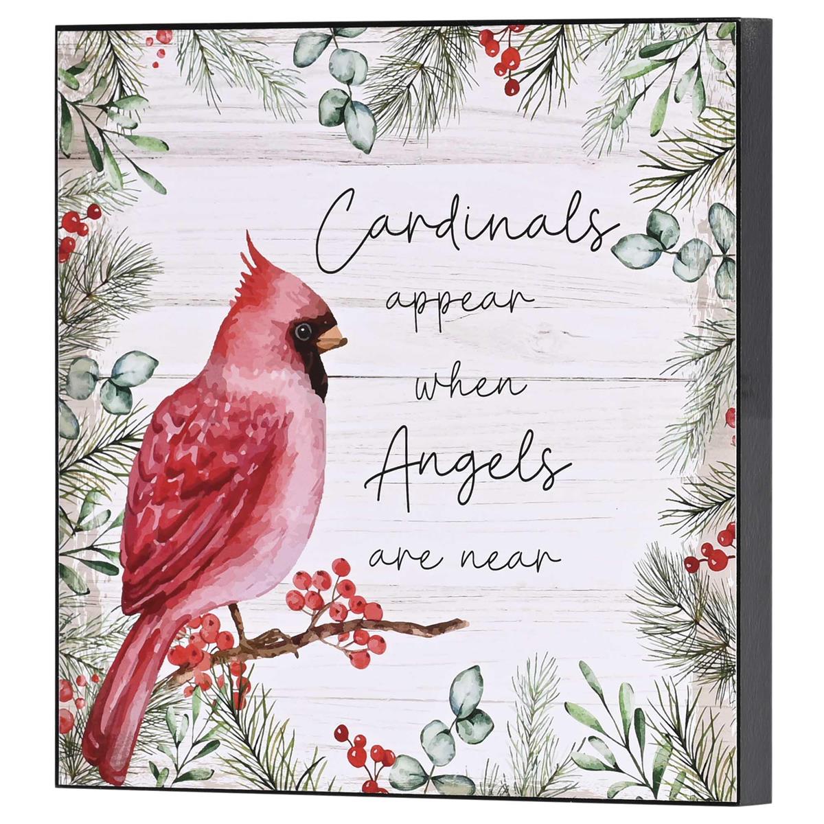 Wall Plaque Cardinals Appear by Dicksons