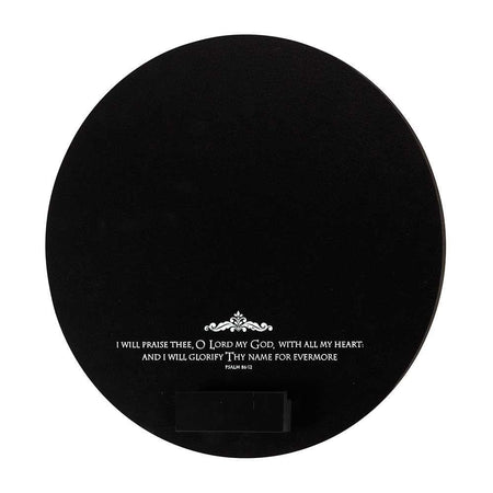 Chalkboard Plaque I Will Praise Ps.86:12 by Dicksons, product view 2