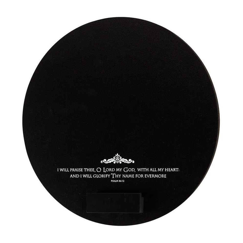 Chalkboard Plaque I Will Praise Ps.86:12 by Dicksons, product view 2