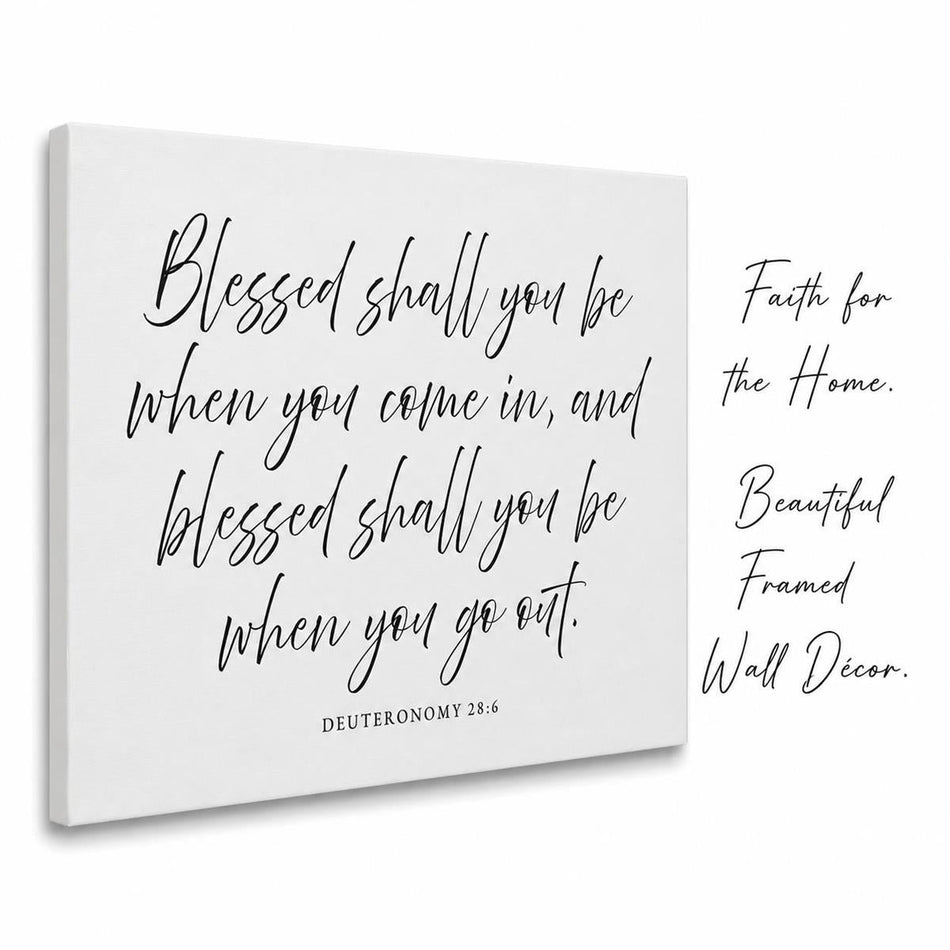 Wood Wall Plaque Blessed Shall You Be by Dicksons, product view 2