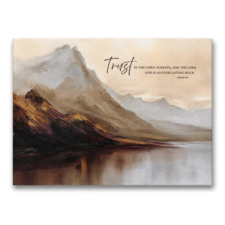 Wood Wall Plaque Trust In The Is. 26:4 by Dicksons