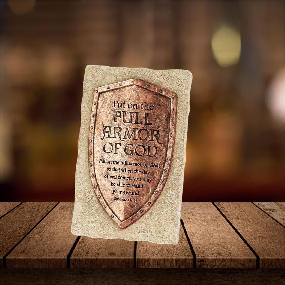 Full Armor Tabletop Plaque by Dicksons, product view 2