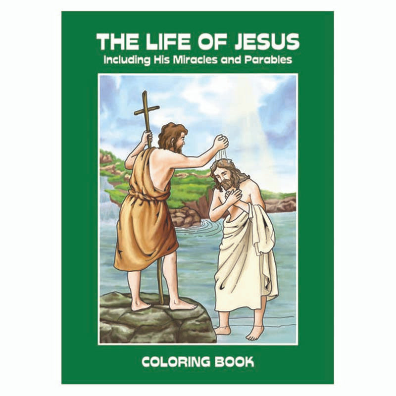 Aquinas Kids Coloring Book - The Life of Jesus - 12/pk