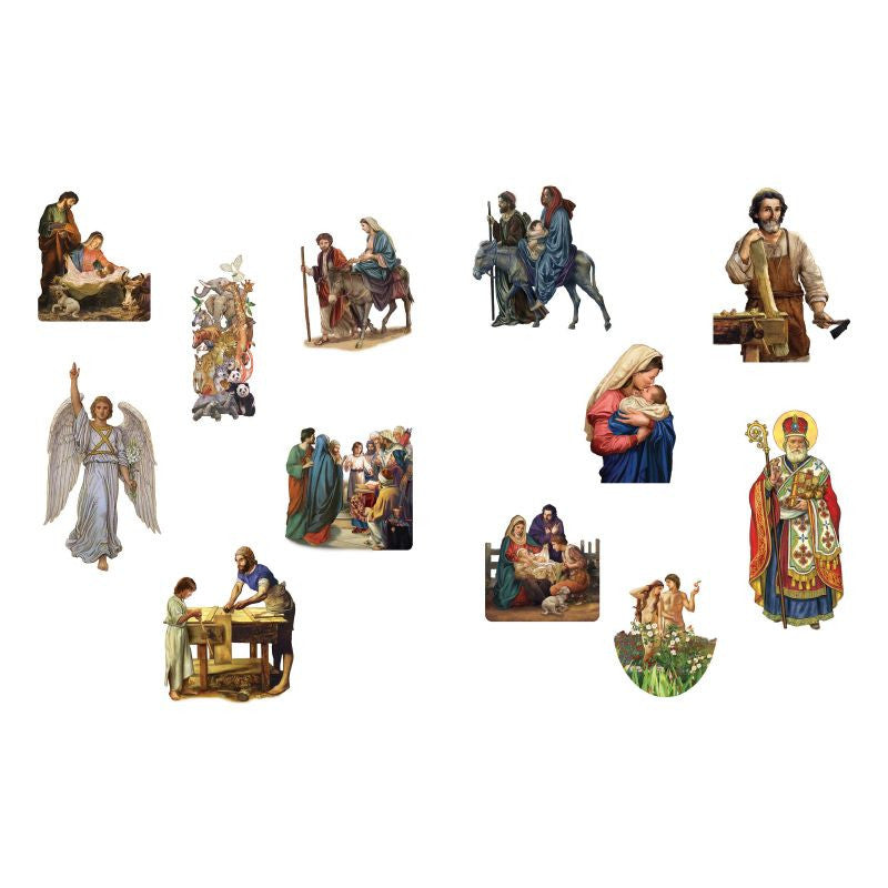Aquinas Kids Sticker Book - The Story of Christmas - 12/pk
