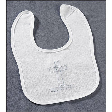 Embroidered Baptismal Bib w/Velcro® Closure - 12 Pack by Christian Brands, product view 4